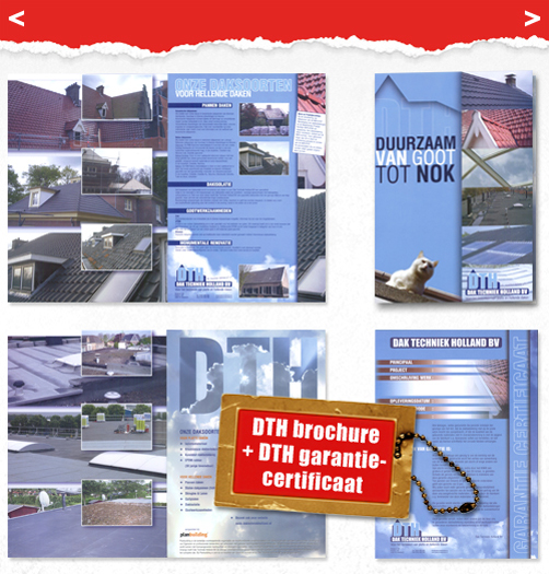 Brochure en Garantie Certificaat Dak Techniek Holland bv