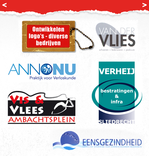 Logo's ontwikkeld voor diverse bedrijven